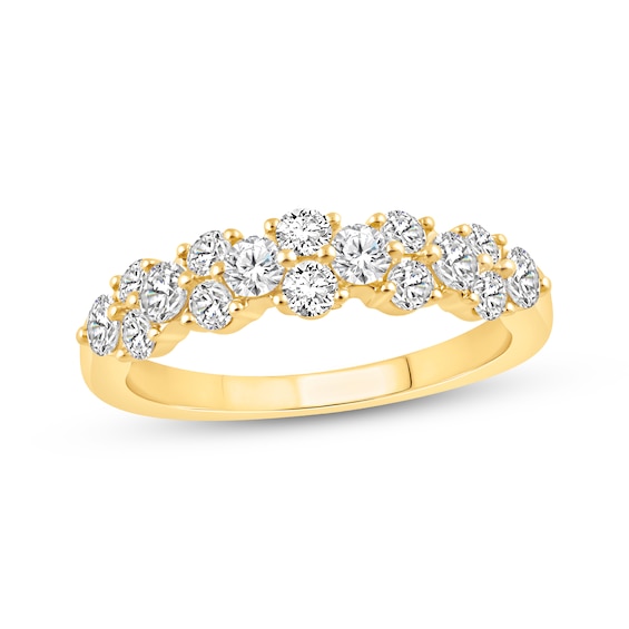 Adore Lab-Grown Diamonds Anniversary Ring 1 ct tw 10K Yellow Gold