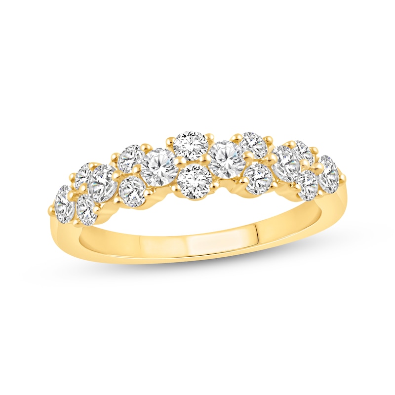 Main Image 1 of Adore Lab-Grown Diamonds Anniversary Ring 1 ct tw 10K Yellow Gold