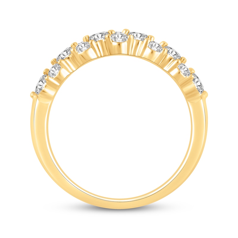 Main Image 3 of Adore Lab-Grown Diamonds Anniversary Ring 1 ct tw 10K Yellow Gold