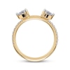 Thumbnail Image 3 of Adore Lab-Grown Diamonds Half Moon-Shaped Enhancer Ring 1-1/8 ct tw 14K Yellow Gold