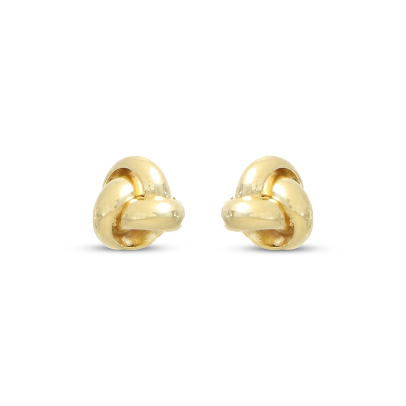Main Image 2 of Love Knot Stud Earrings 10K Yellow Gold