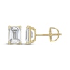 Thumbnail Image 3 of KAY Lab-Grown Diamonds Emerald-Cut Solitaire Stud Earrings 3 ct tw 10K Yellow Gold (F/SI2)