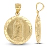 Thumbnail Image 1 of Mary Diamond-cut Medallion Charm 14K Yellow Gold