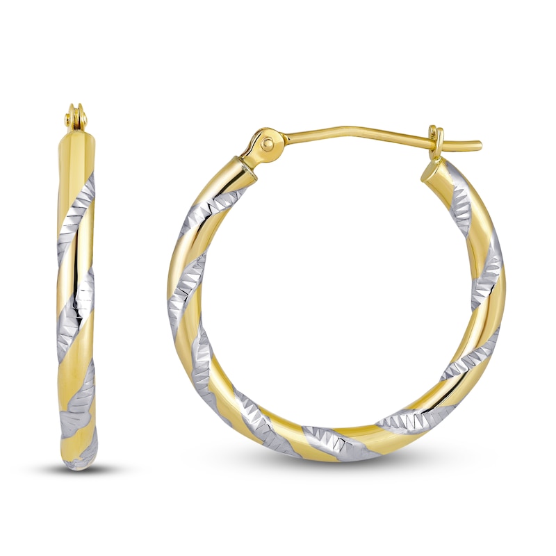 Main Image 1 of Hoop Earrings 14K Yellow Gold 20mm
