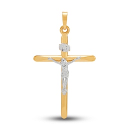 Crucifix Pendant 14K Yellow Gold