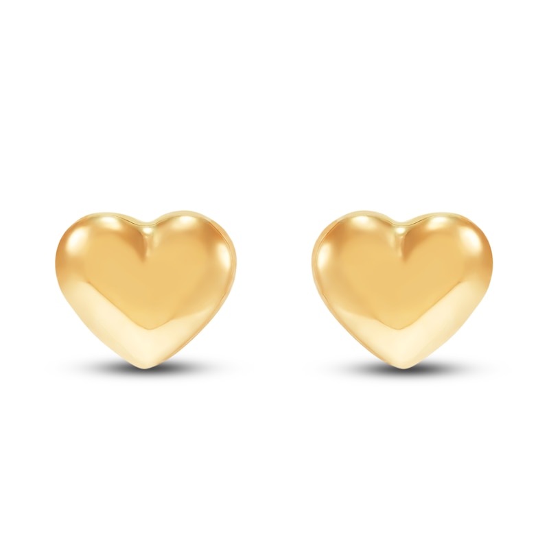 Children's Heart Stud Earrings 14K Yellow Gold | Kay Outlet