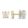 Thumbnail Image 0 of Children's Butterfly Cubic Zirconia Earrings 14K Yellow Gold