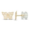 Thumbnail Image 1 of Children's Butterfly Earrings 14K Yellow Gold