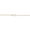 Thumbnail Image 3 of Paperclip Link Necklace Solid 24K Yellow Gold Vermeil Sterling Silver 18"