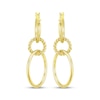 Thumbnail Image 2 of Reaura Triple Hoop Drop Earrings Repurposed 14K Yellow Gold