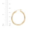 Thumbnail Image 4 of Hoop Earrings 24K Yellow Gold Vermeil Sterling Silver 30mm