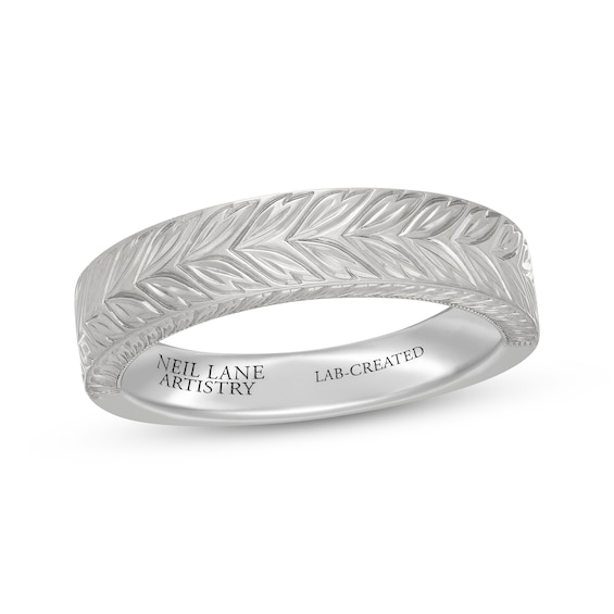 Neil Lane Artistry Heritage Men's Wedding Band Platinum 5mm