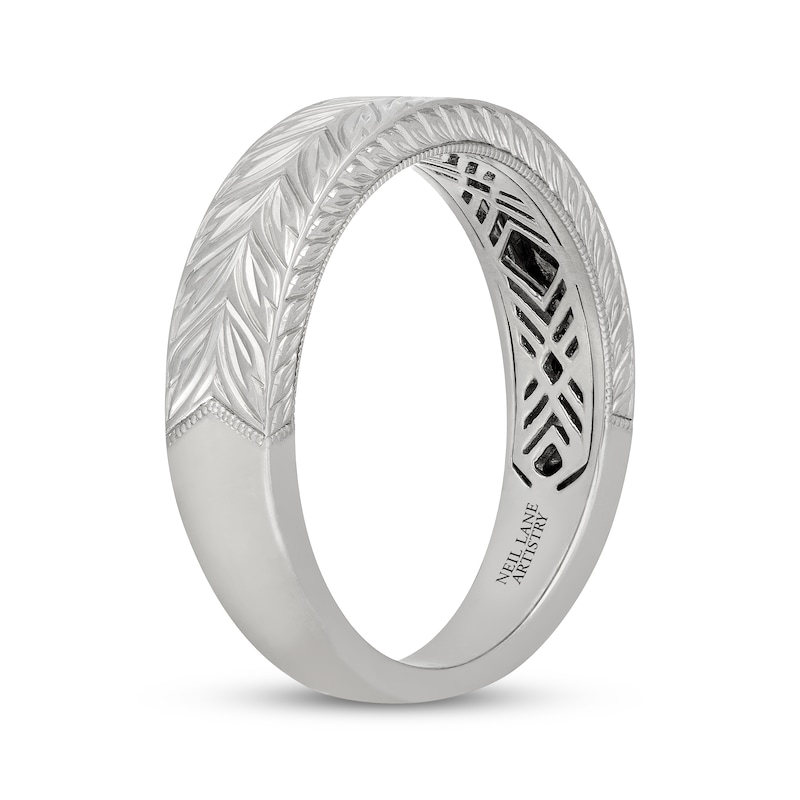 Main Image 2 of Neil Lane Artistry Heritage Men's Wedding Band Platinum 5mm