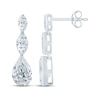 Thumbnail Image 3 of KAY Lab-Grown Diamonds Seamless Marquise-Cut & Pear-Shaped Drop Earrings 2 3/4 ct tw 14K White Gold