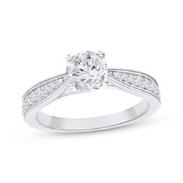 Adore Round-Cut Diamond Engagement Ring 1 ct tw 14K White Gold