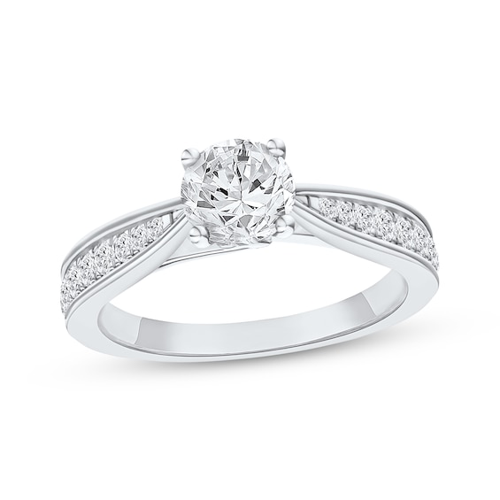 Adore Round-Cut Diamond Engagement Ring 1 ct tw 14K White Gold