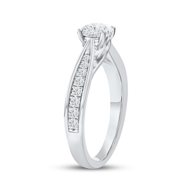 Main Image 2 of Adore Round-Cut Diamond Engagement Ring 1 ct tw 14K White Gold