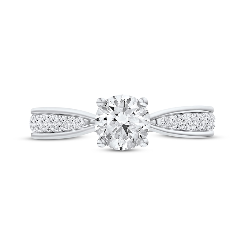 Main Image 3 of Adore Round-Cut Diamond Engagement Ring 1 ct tw 14K White Gold