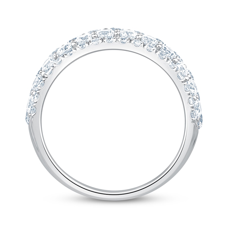 Main Image 2 of Adore Lab-Grown Diamonds Five-Row Anniversary Ring 3 ct tw 14K White Gold