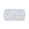 Thumbnail Image 3 of Adore Lab-Grown Diamonds Five-Row Anniversary Ring 3 ct tw 14K White Gold
