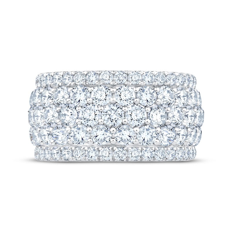 Main Image 3 of Adore Lab-Grown Diamonds Five-Row Anniversary Ring 3 ct tw 14K White Gold