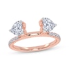 Thumbnail Image 1 of Adore Lab-Grown Diamonds Heart-Shaped Enhancer Ring 1 ct tw 14K Rose Gold