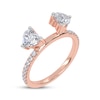 Thumbnail Image 2 of Adore Lab-Grown Diamonds Heart-Shaped Enhancer Ring 1 ct tw 14K Rose Gold