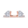 Thumbnail Image 4 of Adore Lab-Grown Diamonds Heart-Shaped Enhancer Ring 1 ct tw 14K Rose Gold