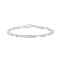 KAY Lab-Grown Diamonds Tennis Bracelet 3 ct tw 10K White Gold 7"