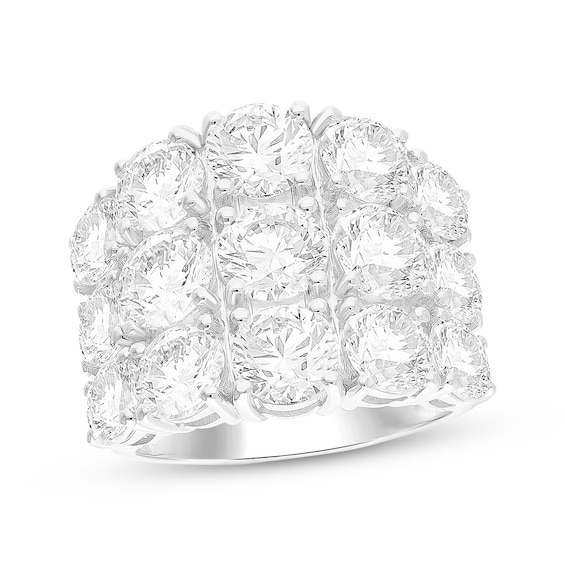 KAY Lab-Grown Diamonds Three-Row Ring 11 ct tw 14K White Gold