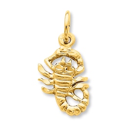 Scorpio Zodiac Charm 14K Yellow Gold