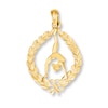 Gymnast Charm 14K Yellow Gold