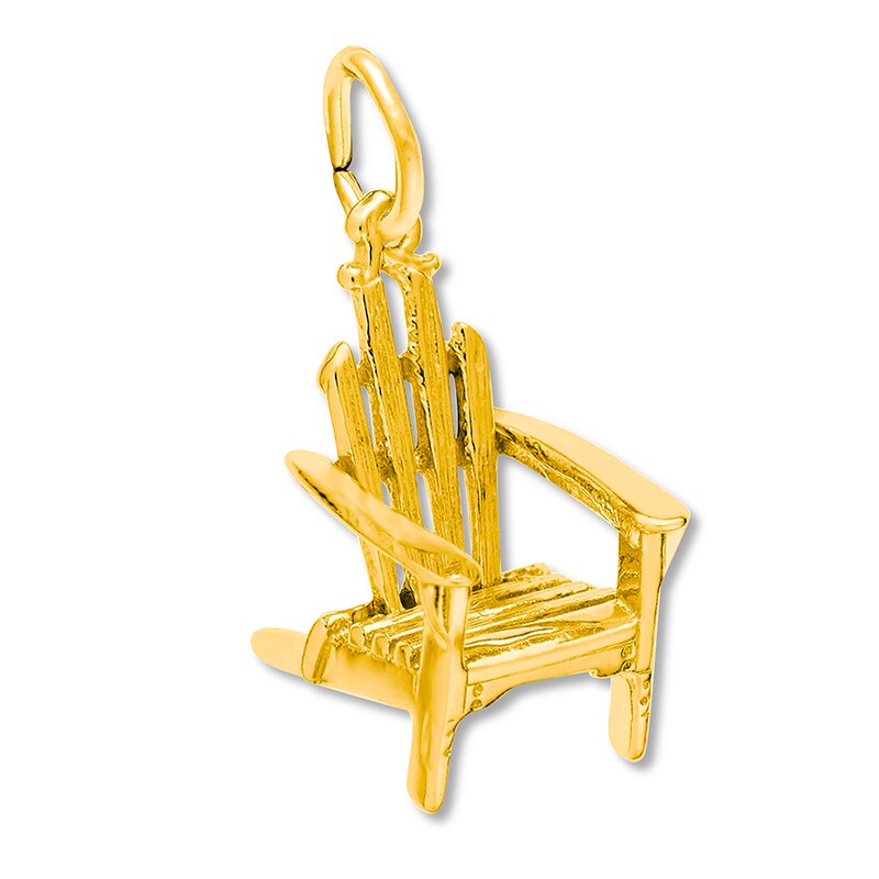 Adirondack Chair Charm 14K Yellow Gold
