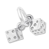 Thumbnail Image 0 of Dice Charm Sterling Silver
