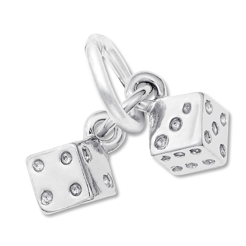 Dice Charm Sterling Silver