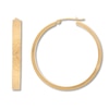 Thumbnail Image 1 of Textured Hoop Earrings 10K Yellow Gold