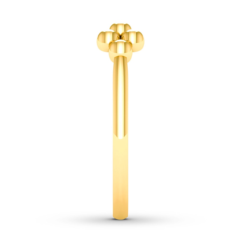Deconstructed Ring 10K Yellow Gold