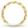Chain Ring 10K Two-Tone Gold
