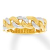 Chain Ring 10K Two-Tone Gold