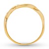 Open Link Ring 10K Yellow Gold