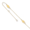 Thumbnail Image 0 of Beaded Anklet 14K Yellow Gold 9"