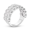 Every Moment Diamond Stacked Infinity Band 2 ct tw 14K White Gold