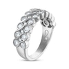 Thumbnail Image 2 of Every Moment Diamond Stacked Infinity Band 1 ct tw 14K White Gold