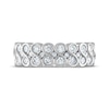 Thumbnail Image 2 of Every Moment Diamond Stacked Infinity Band 1 ct tw 14K White Gold