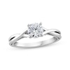 Thumbnail Image 0 of XO from KAY Round-Cut Diamond Solitaire Ring 1 ct tw 14K White Gold (I/I2)