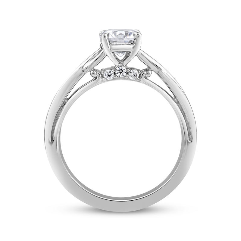 XO from KAY Round-Cut Diamond Solitaire Ring 1 ct tw 14K White Gold (I/I2)