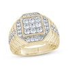 Thumbnail Image 1 of Men's Diamond Tiered Ring 1-1/2 ct tw 10K Yellow Gold