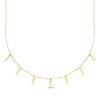 Thumbnail Image 0 of Bar Drop Station Necklace 10K Yellow Gold 18"
