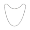 Thumbnail Image 0 of Solid Diamond-Cut Rope Chain Necklace Sterling Silver 18"
