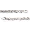 Thumbnail Image 1 of Solid Diamond-Cut Rope Chain Necklace Sterling Silver 18"